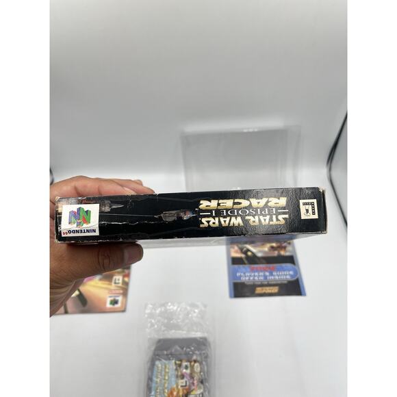 Nintendo 64 - Star Wars Episode 1: Racer w/ Insert & Protector - Complete/CIB - Picture 12 of 16